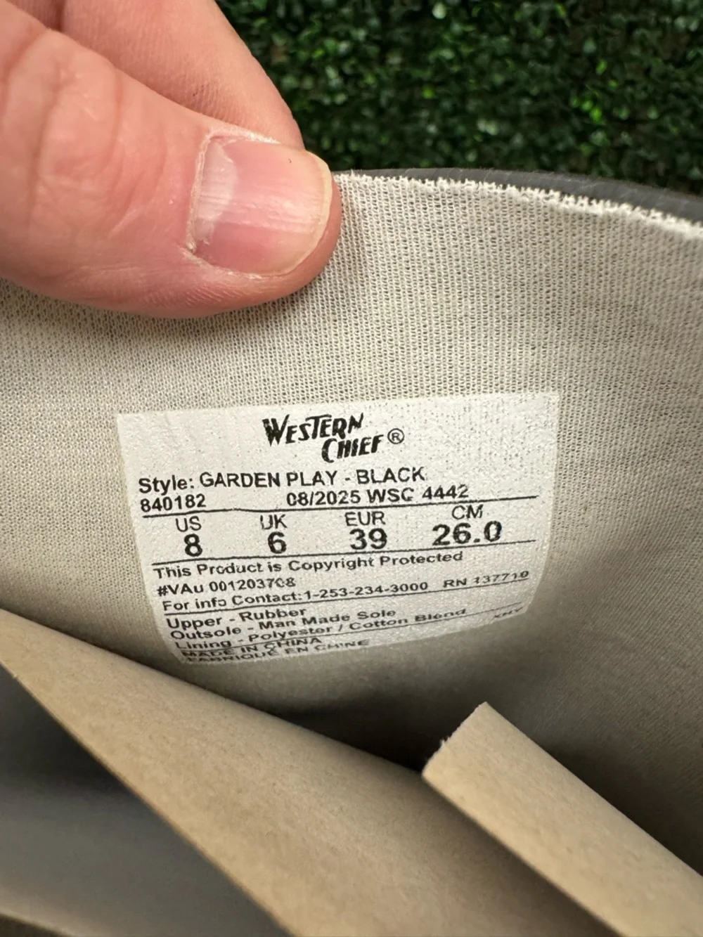 Western Chief Garden Play Tall Boot - W8